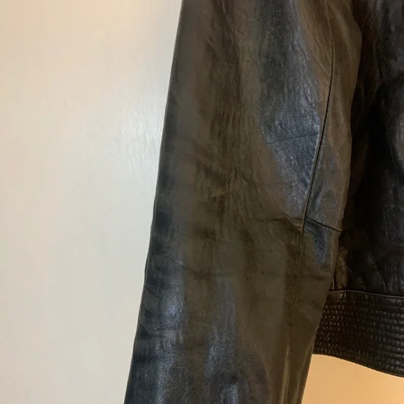 Marcia Collection Black Leather Jacket